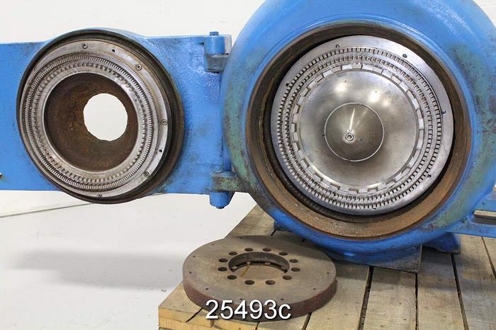 Used Escher Wyss E2K E2K Deflaker, Stainless Steel Tackle, Cast Iron Casing, Cast Iron Body #25493