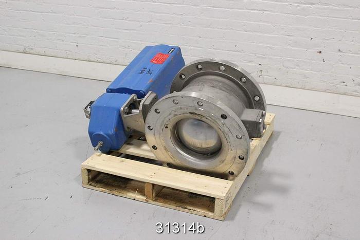 Used Metso Recarajjst 12" V-Ball Control Valve #31314