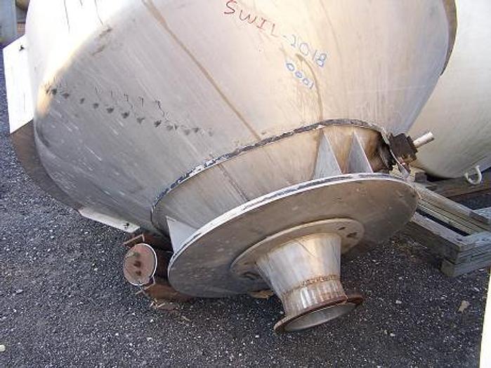 Used Used 70 cu.ft. Stainless Steel Double Cone Blender