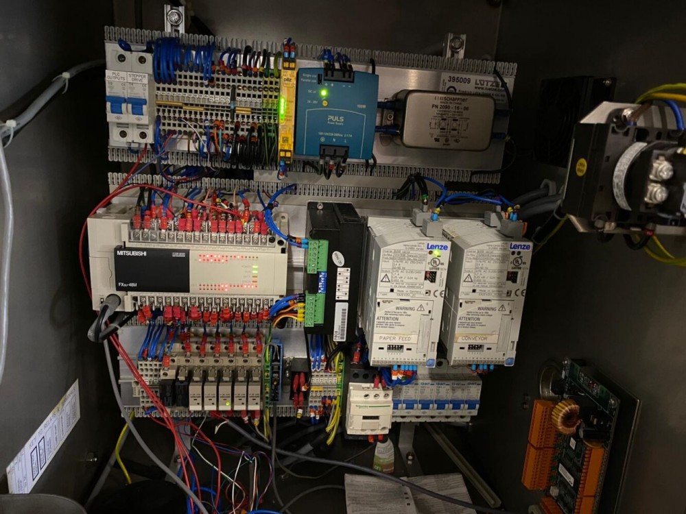 Used Ravenwood banding machine with printer