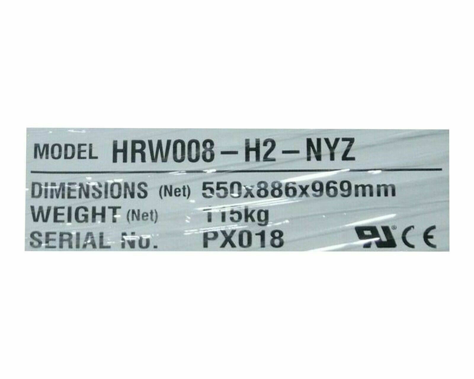 Used SMC HRW008-H2-NYZ WATER COOLED THERMO CHILLER HEAT EXCHANGER