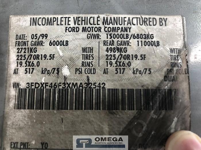 Used Stinar Lavatory Truck - Model SLS 450. 
1999 Ford F450 Chassis