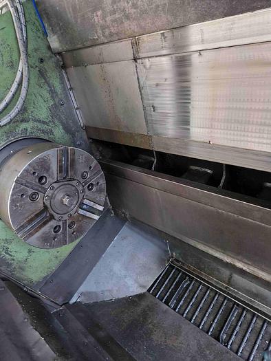 Usato TORNIO PARALLELO A BANCALE INCLINATO UTITA T 450 x 3000 CNC