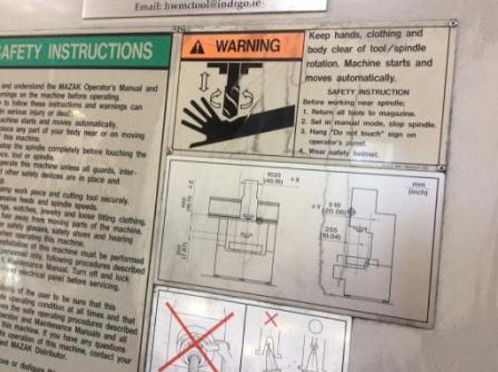 Used 1997 Mazak FJ V-25 Machining Centre