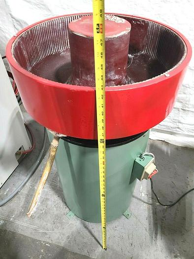 Used Bel Air Finish Master 1.3 CFt Vibratory Finishing Machine FM-4000 Polish Deburr
