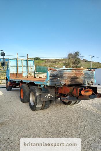 Used 1989 IVECO Turbostar 190-30 6X2 10 tyres flatbed truck