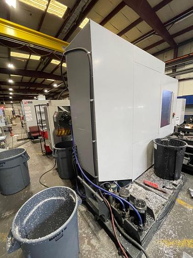 Used 2020 HAAS EC-400 PP 4-Axis CNC Horizontal Machining Center With  Pallet Pool