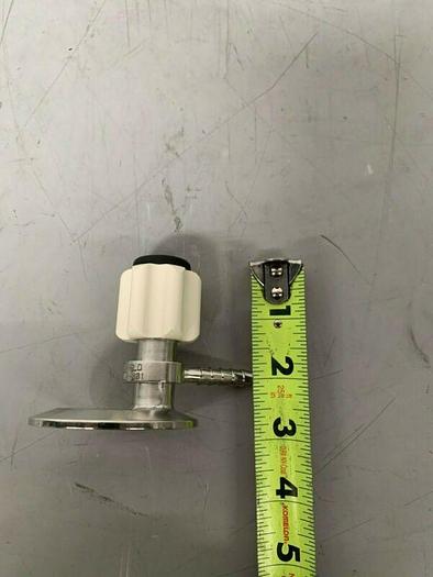 Used ITT Pure-Flo 316L Sample Valve w/ 2.5" Inlet & 1/4" Outlet
