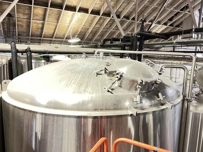 Used Tank, 3,100 Gallon, S/st, Jkt, 100 BBL Fermenting Tank, JVNW #C744694