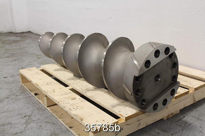 Used METSO ADI 13.5 FEEDMAX SCREW FEEDER, LONG LASTING SCREW, PART NO. 1081272, PREHEATER INFEED, FOR CD 70/76 REFINER, UNUSED STOREROOM SPARE, STAINLESS STEEL
, Mfg:METSO
, Model: ADI 13.5, S/N: 1081272 #35785