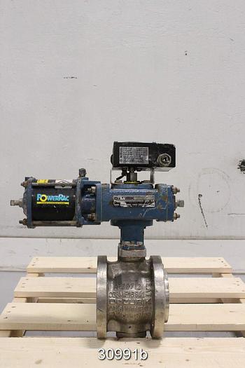 Used Dezurik 9433378R001 3" Air Actuated Plug Valve #30991