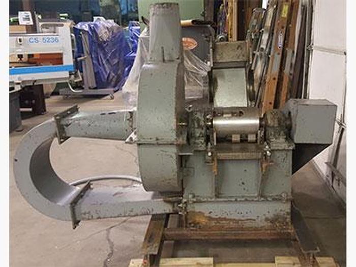 Used Montgomery Horizontal Strip Waste Hammermill Wood Hog Blower