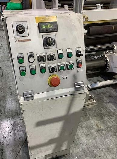 Used 60" KAMPF DUPLEX TURRET SLITTER REWINDER MODEL KS106A