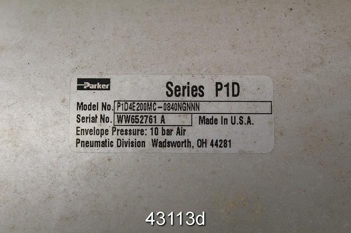 Unused Schrader Bellows P1D4E200MC-0840NGNNN Hydraulic Cylinders #43113