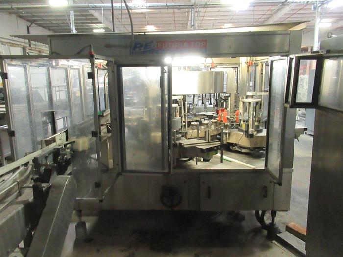 Used P.E.Pressure Sensitive Rotary Labeler Model Futura Top