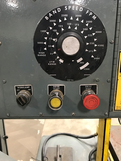 Used DOALL VERTICAL BAND SAW MODEL 3613-20