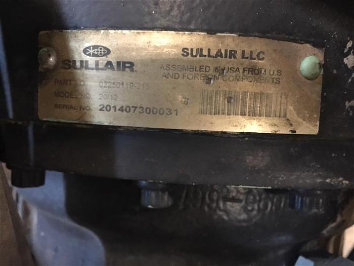 Used 0 Sullair 20/12 Air End Compressor