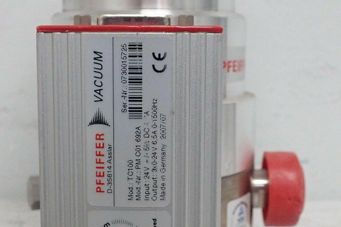 Used Pfeiffer TMH-071 P DN 100 ISO-K, 3P Turbo Pump with TC 100 Controller