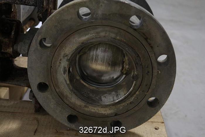 Used Jamesbury 4" Control Ball Valve #32672