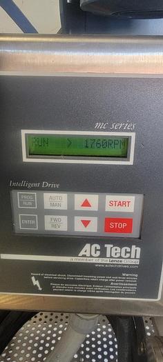 Used Sterling Electric  SIY054MCI Motor w/CMF010 Mass Flow Sensor, 1700R11 Transmitter