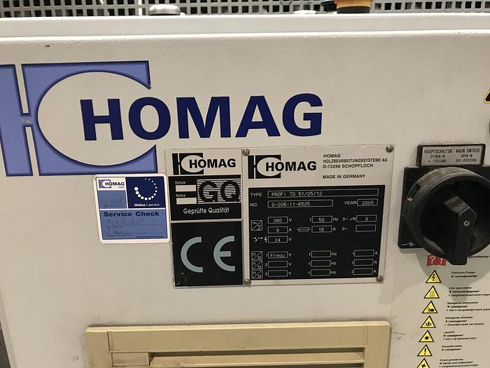 Used 2005 Homag KFR 24/23/23/QA/25