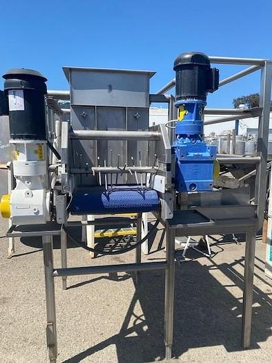 Used GEM Equipment Transfer Conveyor With Platform