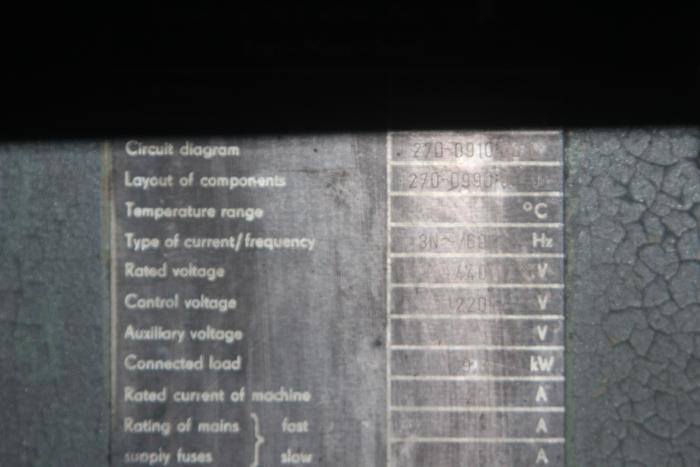 Used 1988 WMW Hekert Sabo Standard 63 Drill Press