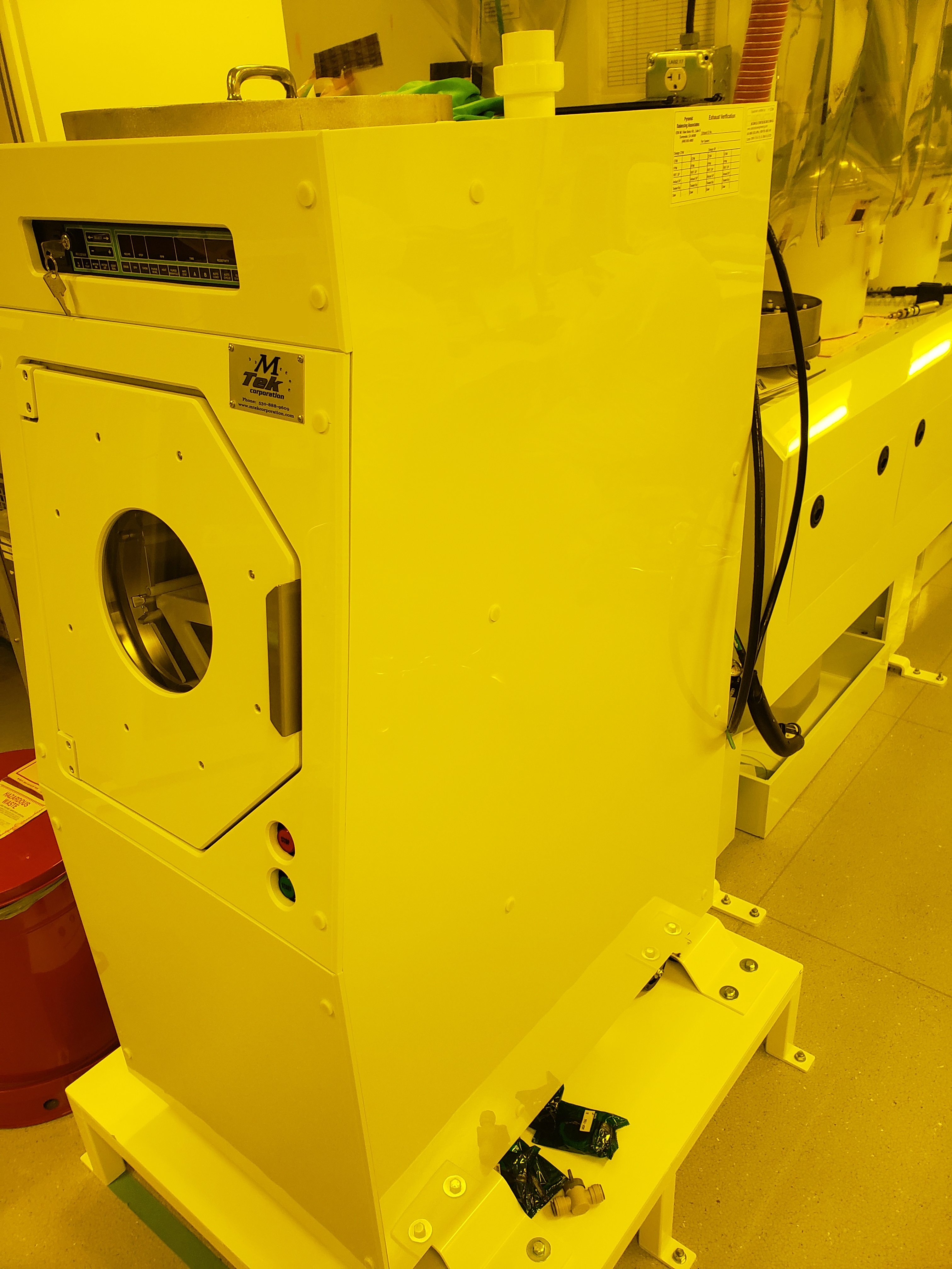 Used Mtek Corp SRD 4300S (single bolt rotor mounting), with digital controller