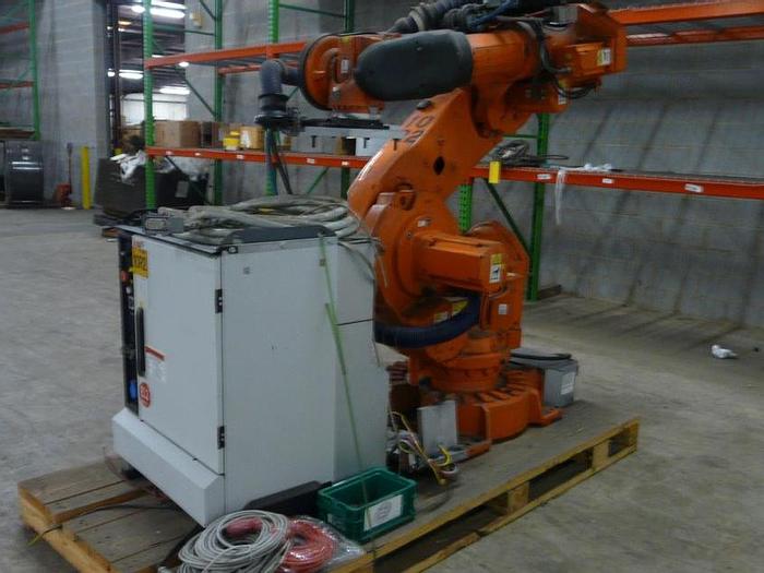 Used ABB IRB 6640-235/2.55 CNC 6 AXIS ROBOT WITH IRC 5 CONTROLLER
