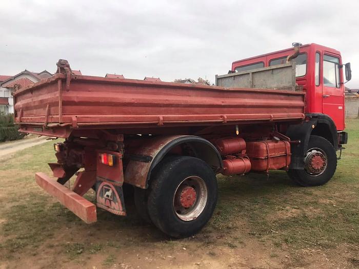 Gebruikt 1986 MAN 19.291 4x4 full steel kipper