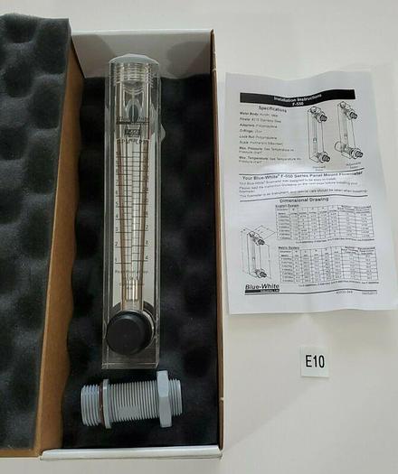 *NEW IN BOX* Blue-White Flow Meter F-55750LA 3/4" MNPT 1-10GPM Adj. + Warranty!