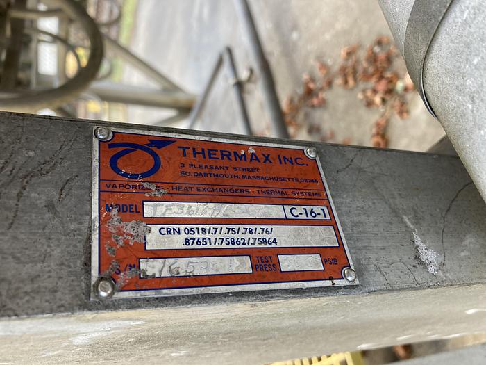 Used Used Thermax Inc.  Ambient vaporizer.  Model TF3618HESG C-16-1.  S/N 1653-1.