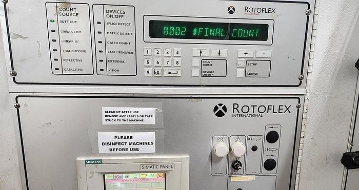 Used 13" ROTOFLEX VLI 330 SLITTER REWINDER