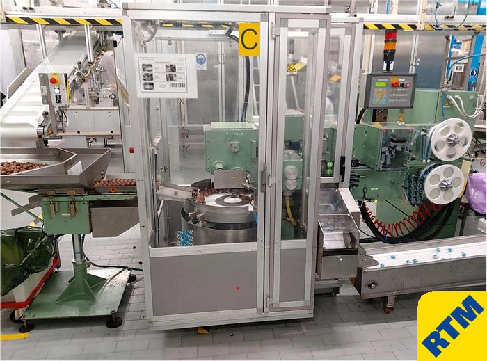 Used (2) Chocolate Ball Double Twist Wrappers