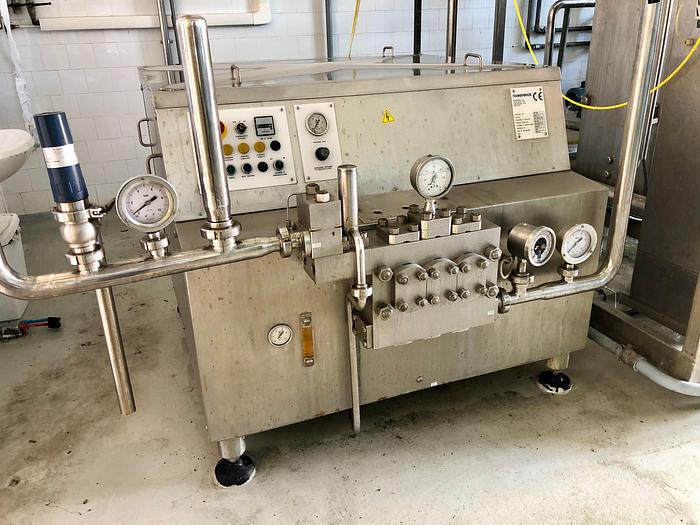 Used TECNOFREEZE 2.400 L/H HTST MIX PLANT