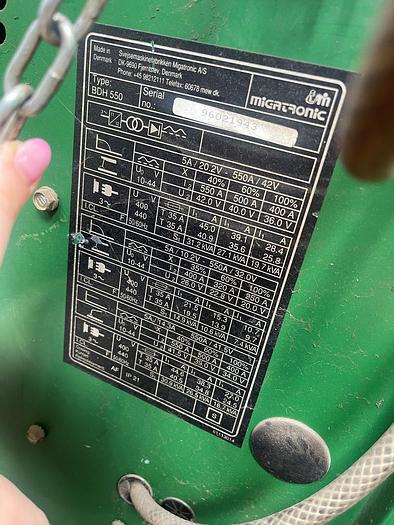 Usato SALDATRICE (3) MIGATRONIC DYNAMIG S 550