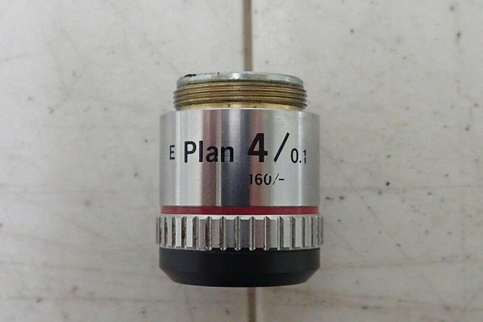 Used Nikon E Plan 4/0.1 160/- Microscope Objective