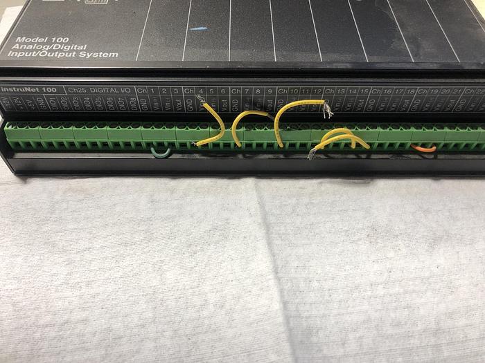 Parts Only INSTRUNET MODEL 100 ANALOG/ DIGITAL INPUT/ OUTPUT SYSTEM(E3)