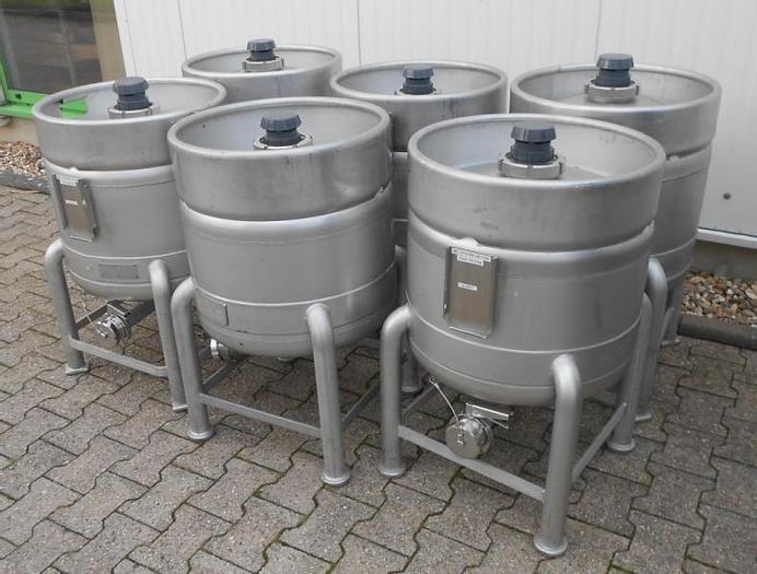 Used X14870D - Drums 100 Litre Stainless Steel EUROCONT LB 100