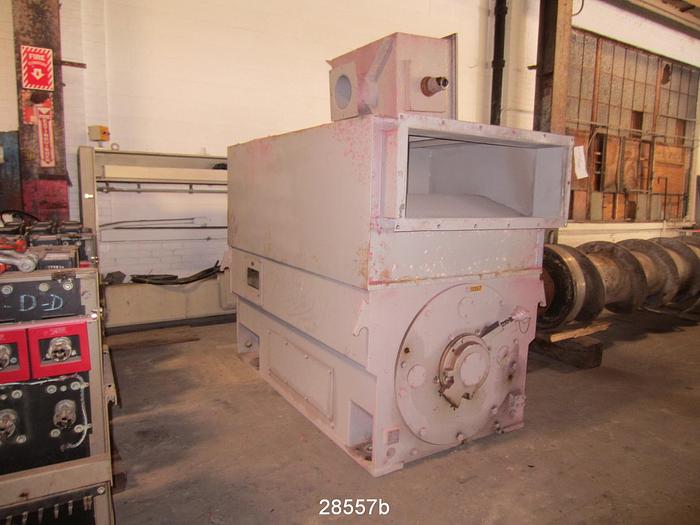 Used Induction Motor, Type TIKE, Form DCK, Squirrel Cage Rotor, 800HP, 590RPM, 2300V #28557