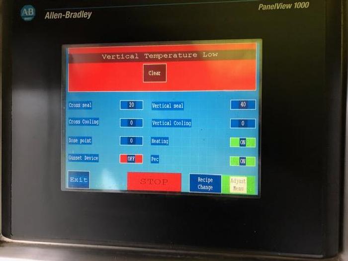 Used Sandiacre 320 Form Fill Seal MachineSOLD