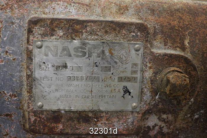 Used Nash TCM3 Vacuum Pump #32301