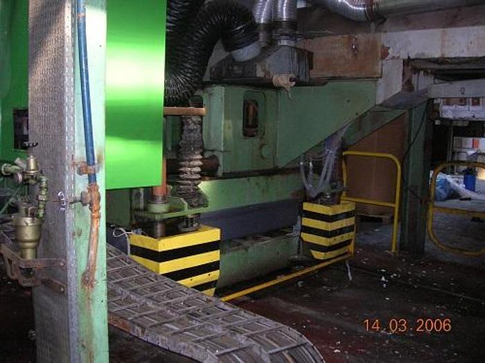 Used 90" (2300mm) ERWEPA EXTRUSION LINE W/ 4 COLOR IN LINE FLEXO PRINTING FULL LINE