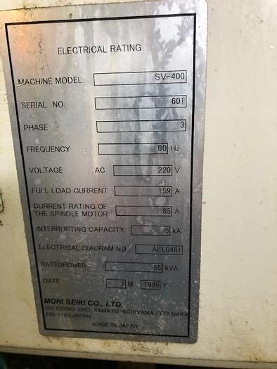 Used 1999 MORI SEIKI SV-400