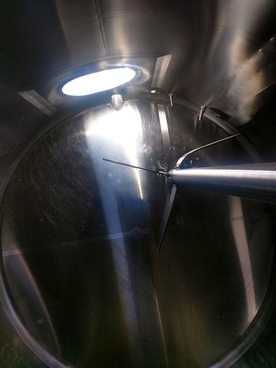 Used 6,500 GALLON DCI REFRIGERATED VERTICAL SILO TYPE STORAGE TANK – S/S (#9532)