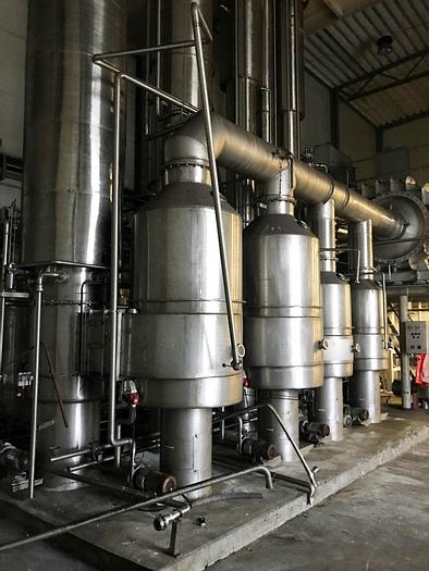 Used ANHYDRO – MVR – falling film vacuum evaporator unit