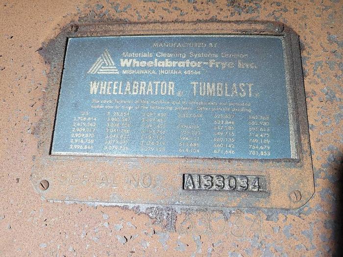 Used WHEELABRATOR 14 SUPER II TUMBLAST