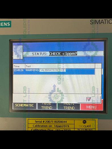 Used Bioquell  Z TD048-0500 Hydrogen Peroxide Vapour HPV Generator