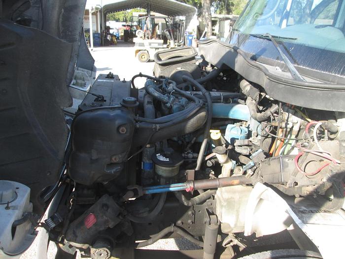 Used 2008 International 4300 Flatbed Crane Truck