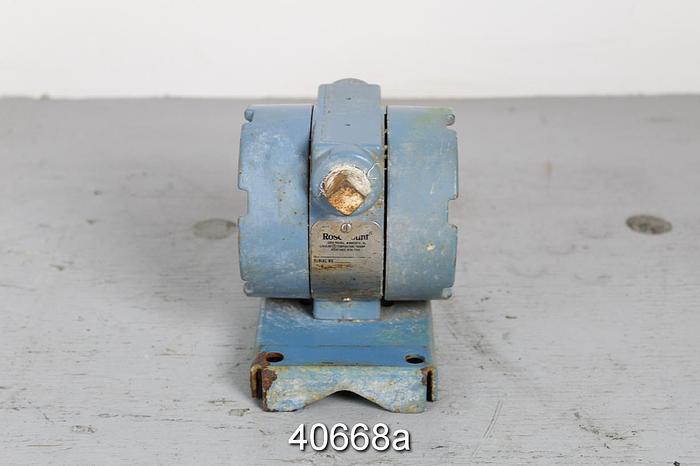 Used Rosemount 0444RL2U1A2NA Temperature Transmitter, RTD Type #40668